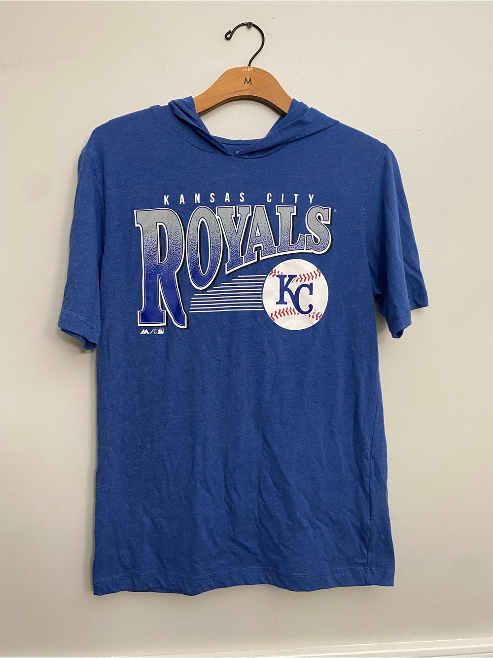 Men’s KC Royals Hooded Majestic Shirt - M